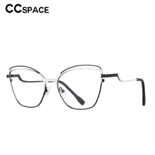 Load image into Gallery viewer, 53154 The Cat Eye Metal Frame Female Glasses Optical Eye Glasses Blue Light Blocking Eyeglasses Uv400