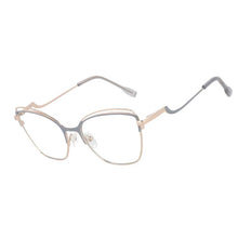 Load image into Gallery viewer, 53154 The Cat Eye Metal Frame Female Glasses Optical Eye Glasses Blue Light Blocking Eyeglasses Uv400