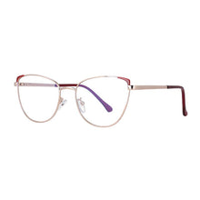 Load image into Gallery viewer, 53163 Cat Eye Retro Simple Optical Glasses Frames Cat Ear Anti Blue Light Women Eyeglasses Computer