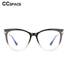 Load image into Gallery viewer, 53193 Round Oversized Cat Eye Anti Blue Light Glasses Frames Women Computer Eyeglasses