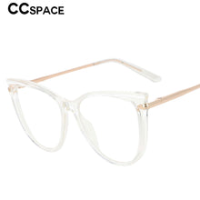 Load image into Gallery viewer, 53193 Round Oversized Cat Eye Anti Blue Light Glasses Frames Women Computer Eyeglasses