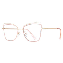 Load image into Gallery viewer, 53199 Cat Eye Retro Anti Blue Light Glasses Frames Optical Women Computer Eyeglasses