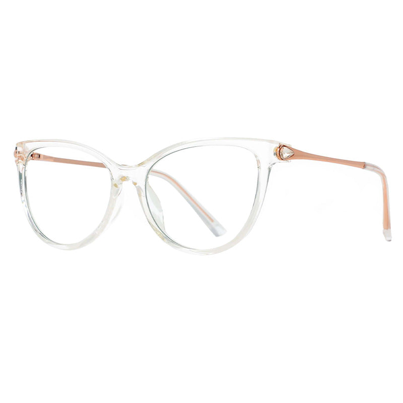 53203 Tr90 Anti Blue Light Diamond  Optical Glasses Frames Men Women Computer Eyeglasses