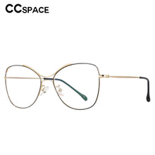 Load image into Gallery viewer, 53205 Optical Metal Glasses Frames Cat Eye Anti Blue Light Women Computer Eyeglasses
