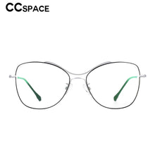 Load image into Gallery viewer, 53205 Optical Metal Glasses Frames Cat Eye Anti Blue Light Women Computer Eyeglasses