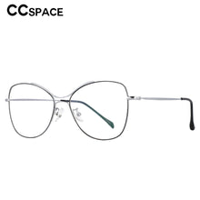 Load image into Gallery viewer, 53205 Optical Metal Glasses Frames Cat Eye Anti Blue Light Women Computer Eyeglasses