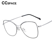 Load image into Gallery viewer, 53205 Optical Metal Glasses Frames Cat Eye Anti Blue Light Women Computer Eyeglasses