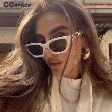 Load image into Gallery viewer, 53235 Sexy Cat Eye  Female Sunglasses Oversized Chain Leg Women Shades UV400 Vintage Glasses