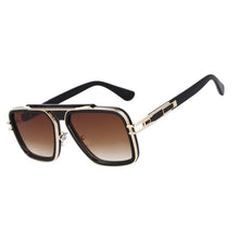 Load image into Gallery viewer, 53237 Retro Square One Lens  Brand Sunglasses Men Women Punk Pilot Shades Uv400 Vintage Glasses