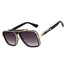 Load image into Gallery viewer, 53237 Retro Square One Lens  Brand Sunglasses Men Women Punk Pilot Shades Uv400 Vintage Glasses