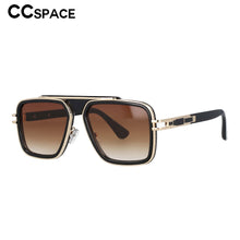 Load image into Gallery viewer, 53237 Retro Square One Lens  Brand Sunglasses Men Women Punk Pilot Shades Uv400 Vintage Glasses