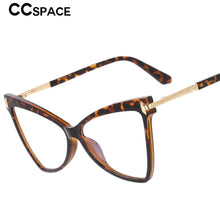 Carica l&#39;immagine nel visualizzatore di Gallery, 53244 Oversized Cat Eye Blue Light Blocking Glasses Frame Women Uv 400 Radiation-Resistant Eyewear Computer Eyeglasses
