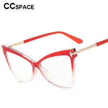 Carica l&#39;immagine nel visualizzatore di Gallery, 53244 Oversized Cat Eye Blue Light Blocking Glasses Frame Women Uv 400 Radiation-Resistant Eyewear Computer Eyeglasses