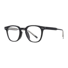 Load image into Gallery viewer, 53252 Square Retro Blue Light Blocking Glasses Frame Rivet Women Eyewear Reading Computer Eyeglasses
