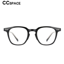 Load image into Gallery viewer, 53252 Square Retro Blue Light Blocking Glasses Frame Rivet Women Eyewear Reading Computer Eyeglasses