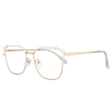 Load image into Gallery viewer, 53269 Square Anti Blue Light Optical Women Metal Eyebrow Glasses Frames Computer Eyeglasses