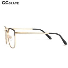 Load image into Gallery viewer, 53269 Square Anti Blue Light Optical Women Metal Eyebrow Glasses Frames Computer Eyeglasses