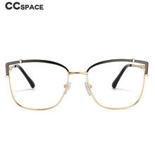 Load image into Gallery viewer, 53269 Square Anti Blue Light Optical Women Metal Eyebrow Glasses Frames Computer Eyeglasses