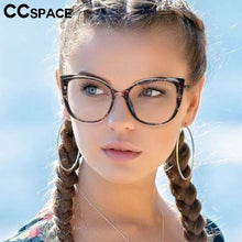 Load image into Gallery viewer, 53270 The Cat Eye Anti Blue Light Optical Glasses Frames Women TR90 Computer Eyeglasses