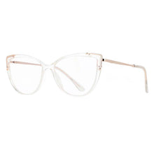 Load image into Gallery viewer, 53271 Retro Cat Eye Anti Blue Light Optical Glasses Frames Women Men TR90 Computer Eyeglasses
