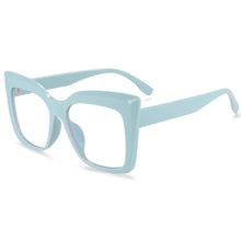 Load image into Gallery viewer, 53288 Oversized Cat Eye Anti Blue Light Glasses Frames Women Big Frame Computer Eyeglasses