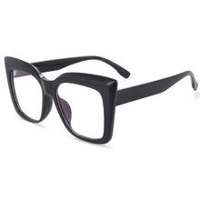 Load image into Gallery viewer, 53288 Oversized Cat Eye Anti Blue Light Glasses Frames Women Big Frame Computer Eyeglasses