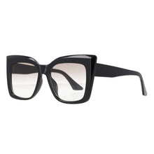 Load image into Gallery viewer, 53288 Square Oversized Cat Eye Sunglasses Women Shades Uv400 Vintage Glasses