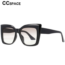 Load image into Gallery viewer, 53288 Square Oversized Cat Eye Sunglasses Women Shades Uv400 Vintage Glasses