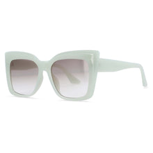 Load image into Gallery viewer, 53288 Square Oversized Cat Eye Sunglasses Women Shades Uv400 Vintage Glasses
