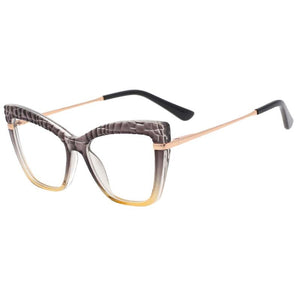 53333 Retro Square Cat Eye Optical Glasses Frames Men Women Computer Eyeglasses