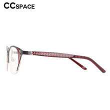 Load image into Gallery viewer, 53336 Acetate Cat Eye Anti Blue Light Optical Glasses Frames Metal Women  Hollow Computer Eyeglasses
