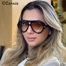Load image into Gallery viewer, 53351 Brand Designer Goggle Windproof Sunglasses Men Women Shades Uv400 Vintage Glasses