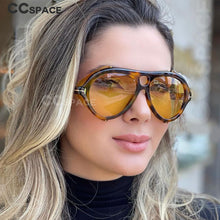 Load image into Gallery viewer, 53351 Brand Designer Goggle Windproof Sunglasses Men Women Shades Uv400 Vintage Glasses