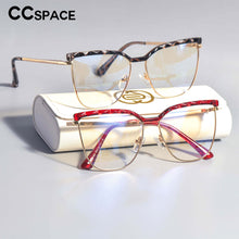 Carica l&#39;immagine nel visualizzatore di Gallery, 53366 TR90 Gambe a Molla Montature per occhiali da vista in metallo anti luce blu Uomo Donna Occhiali da vista per computer 