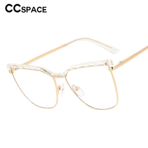 53366 TR90 Gambe a Molla Montature per occhiali da vista in metallo anti luce blu Uomo Donna Occhiali da vista per computer 