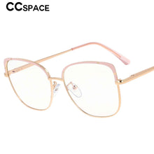 Load image into Gallery viewer, 53370 Square Anti Blue Light Metal Optical Glasses Frames Spring Leg Women Tr90 Computer Eyeglasses