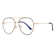 Load image into Gallery viewer, 53372 Big Frame Pilot Anti Blue Light Optical Glasses Frames Men Women Computer Eyeglasses