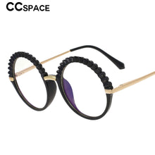 Load image into Gallery viewer, 53373 Plastic Titanium Anti Blue Light Round Glasses Frames Women Tr90 Computer Eyeglasses