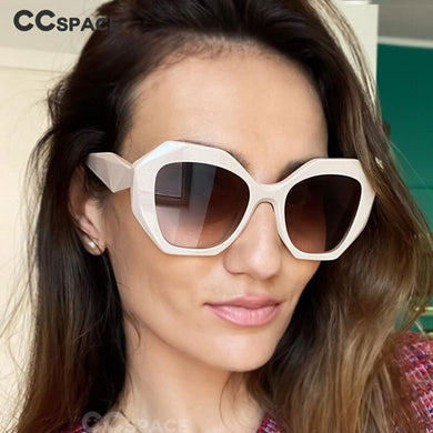 53378 Brand Sunglasses Big Frame Cat Eye Men Women Shades Uv400 Vintage Glasses