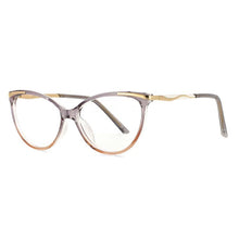 Load image into Gallery viewer, 53383 TR90 Cat Eye Anti Blue Light  Optical Glasses Frames Men Women Computer Eyeglasses