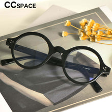Load image into Gallery viewer, 53385 TR90 Anti Blue Light Round Punk Optical Glasses Frames Men Women Computer Eyeglasses