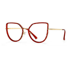 Load image into Gallery viewer, 53386 TR90 Retro Cat Eye Anti Blue Light Optical Glasses Frames Women Computer Eyeglasses