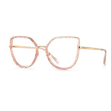 Load image into Gallery viewer, 53386 TR90 Retro Cat Eye Anti Blue Light Optical Glasses Frames Women Computer Eyeglasses