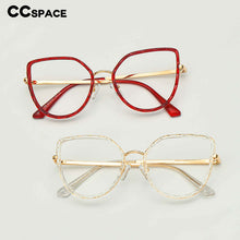 Load image into Gallery viewer, 53386 TR90 Retro Cat Eye Anti Blue Light Optical Glasses Frames Women Computer Eyeglasses