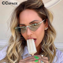 Load image into Gallery viewer, 53409 Rimless Triangle Super Light Sunglasses Brand Designer Men Women Shades Uv400 Vintage Glasses