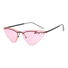 Load image into Gallery viewer, 53409 Rimless Triangle Super Light Sunglasses Brand Designer Men Women Shades Uv400 Vintage Glasses