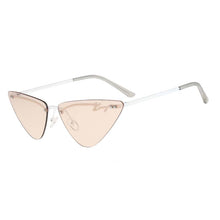 Load image into Gallery viewer, 53409 Rimless Triangle Super Light Sunglasses Brand Designer Men Women Shades Uv400 Vintage Glasses