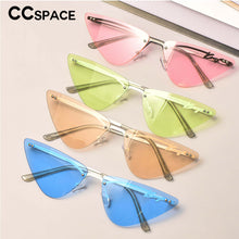 Load image into Gallery viewer, 53409 Rimless Triangle Super Light Sunglasses Brand Designer Men Women Shades Uv400 Vintage Glasses