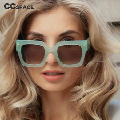 53440 Brand Design Square Big Frame  Sunglasses Men Women Shades Uv400 Vintage Glasses