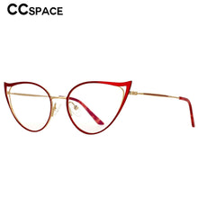Load image into Gallery viewer, 53445 Sexy Women Cat Eye Anti Blue Light Metal Optical Glasses Frames Lady Computer Eyeglasses